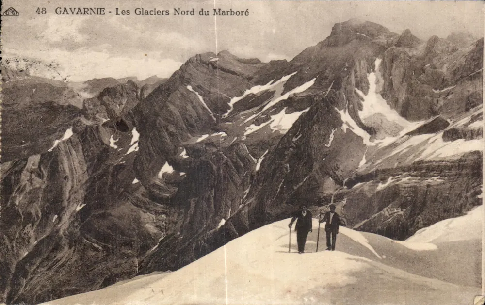 Gavarnie - Die Glaciers Nord von Marboré — Verlag unbekannt, n° 48 - Vorderseite