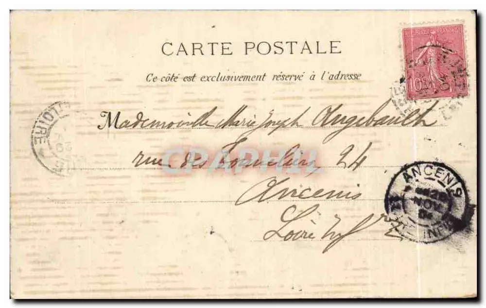 Marseille : Ansicht des Bassins de la Jolielle — L. B. Paris-Marseille, Nr. 5 - Rückseite