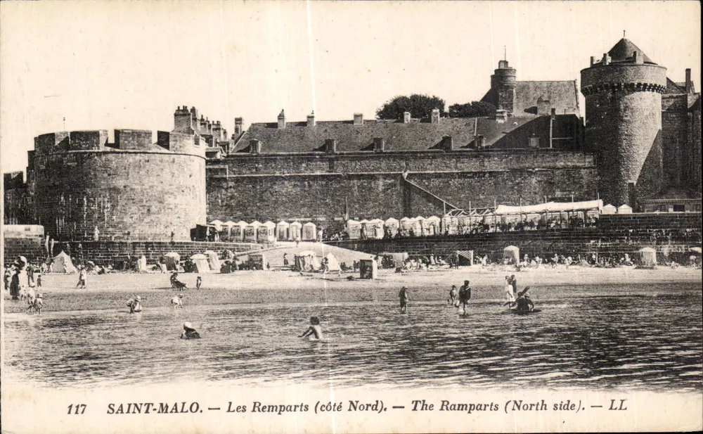 Saint-Malo — Die Mauern (Nordseite) — LL - Vorderseite