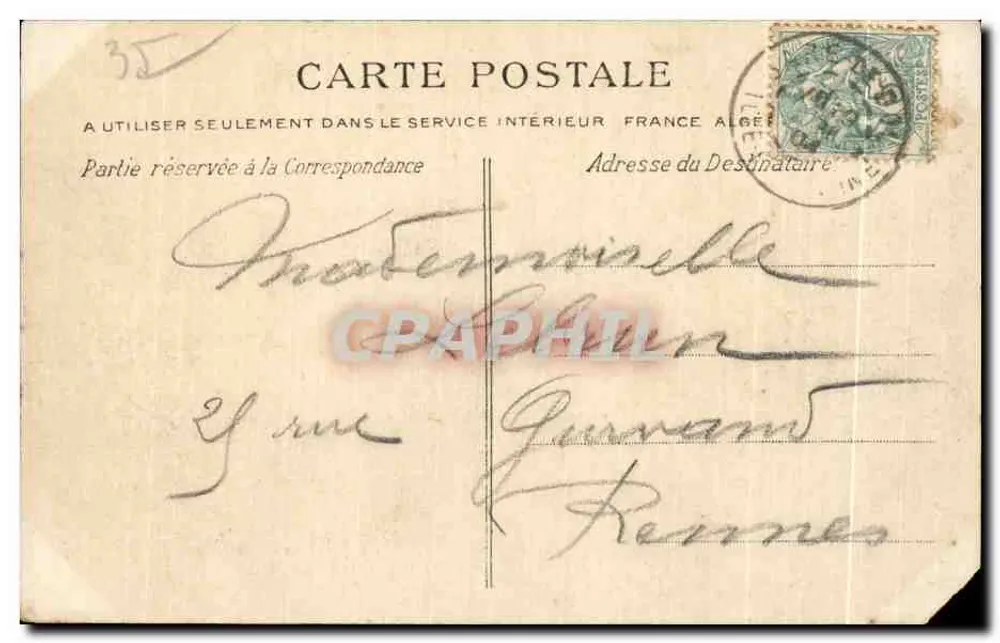 DOL — A Promenade des Douves — "La C. P. A." Paris - Verso