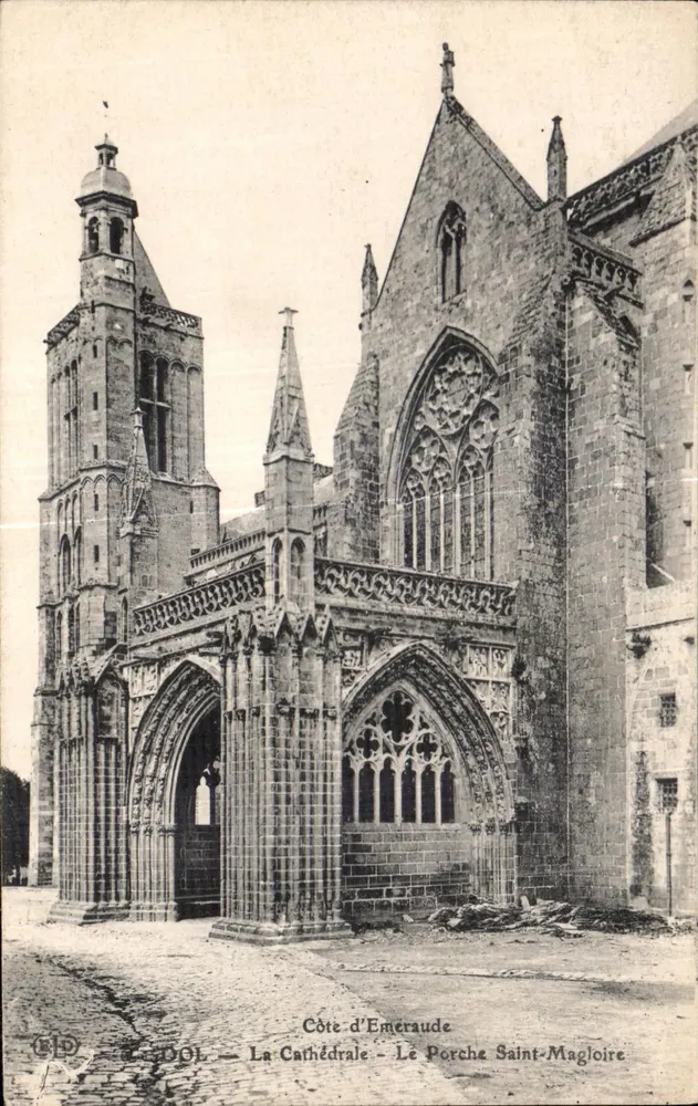 Côte d'Émeraude — Die Kathedrale — Der Porch Saint-Magloire — Verlag CDP, Nr. 300 - Vorderseite