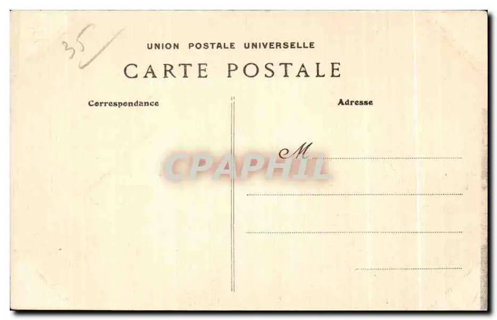 Côte d'Émeraude — Aufnahme vom Casino — Sammlung GERMAIN fils aine, Saint-Malo - Rückseite