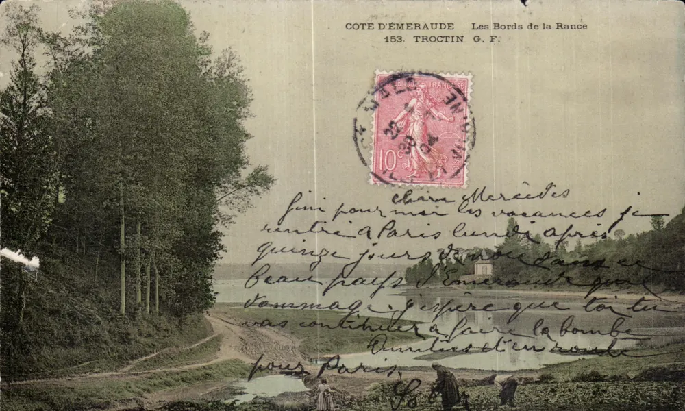 Côte d'Émeraude — Les Bords de la Rance — éditeur TROCTIN G.F. n°153 - Vorderseite