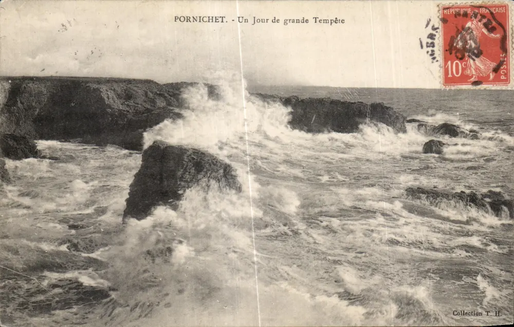 Pornichet - Um Dia de Grande Tempestade — Coleção T. H. - Frente