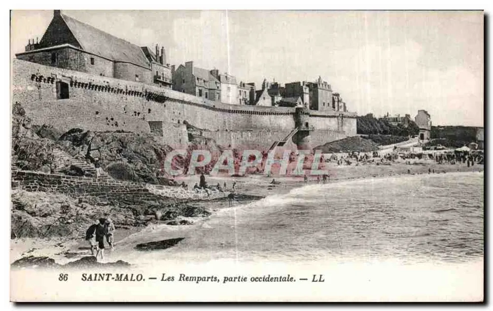 Saint-Malo — Die westlichen Mauern — LL - Vorderseite