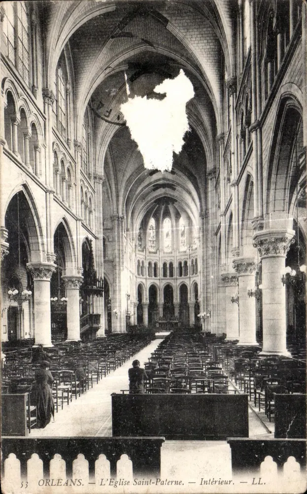 Orléans — Die Kirche Saint-Paterne — Innenraum — LL. — n°53 - Vorderseite