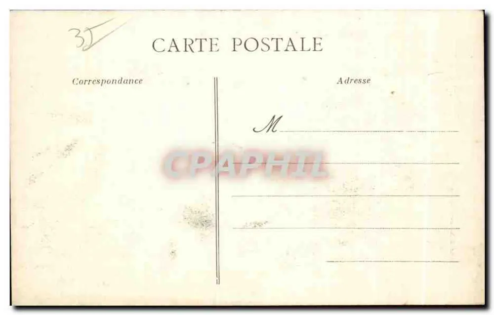 Dinard - La Vicomté. In der Ferne St-Malo — Côte d'Émeraude — Artaud-Nozais, Nantes, n°25 - Rückseite