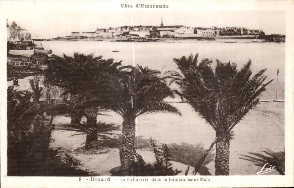 Dinard — Die Palmeraie im Hintergrund Saint-Malo — Loïc - Vorderseite