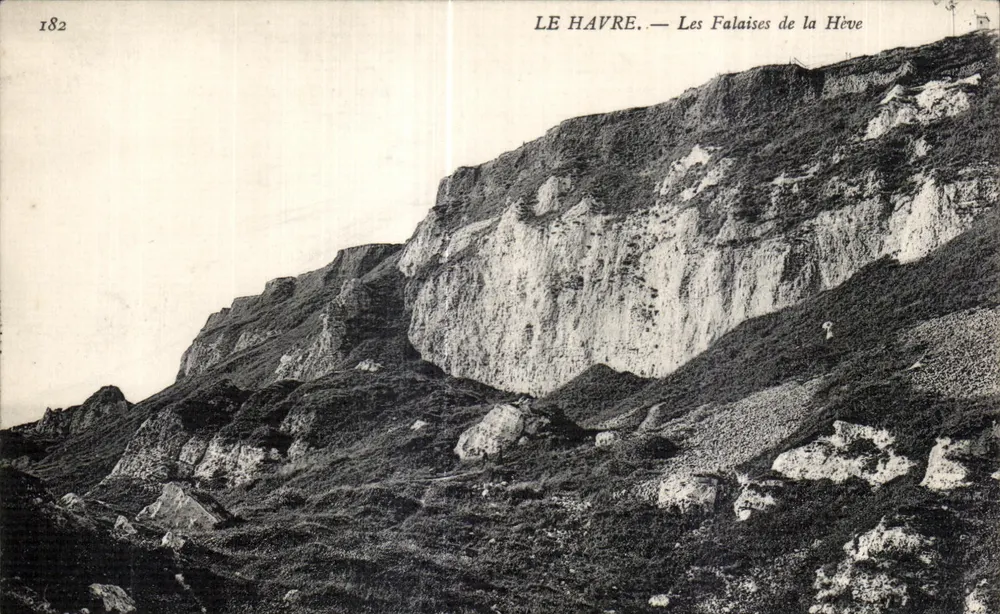 LE HAVRE — Die Klippen von La Hève — Unbekannter Verlag, n° 182 - Vorderseite