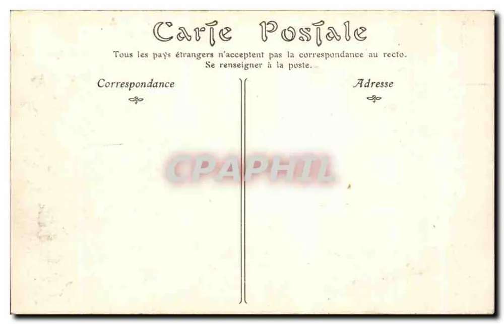 LE HAVRE — Die Klippen von La Hève — Unbekannter Verlag, n° 182 - Rückseite