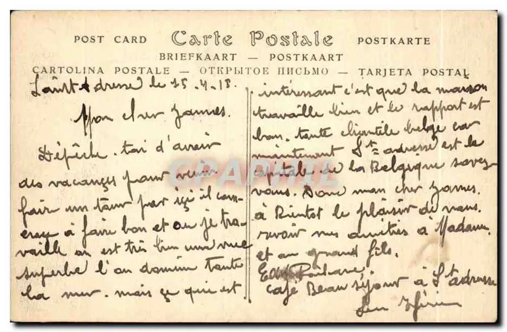 Cap de la Heve — Le Scogliere — ND Phot. - Verso