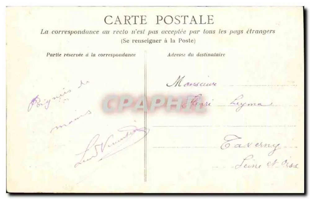 Le Havre — Pôr do sol — E.B.Z. 35 - Verso