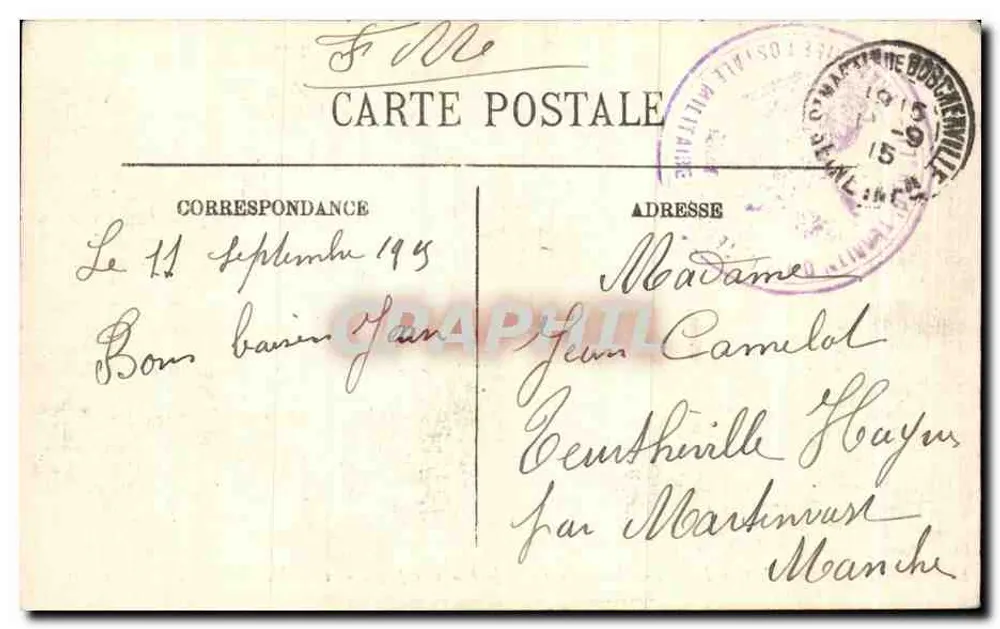 Rouen — Das Justizpalast — Ansicht von der Rue aux Juifs — LL. Nr. 474 - Rückseite