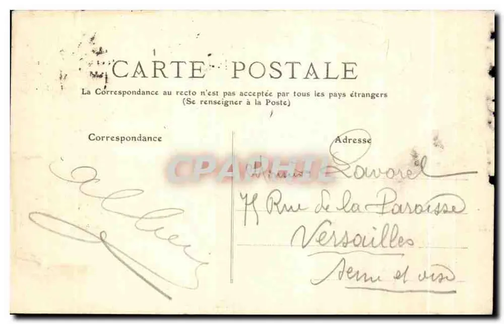Dieppe, der Eingang zum Alten Schloss — Seine-Inférieure — 429 — Verleger M.T.P. - Rückseite