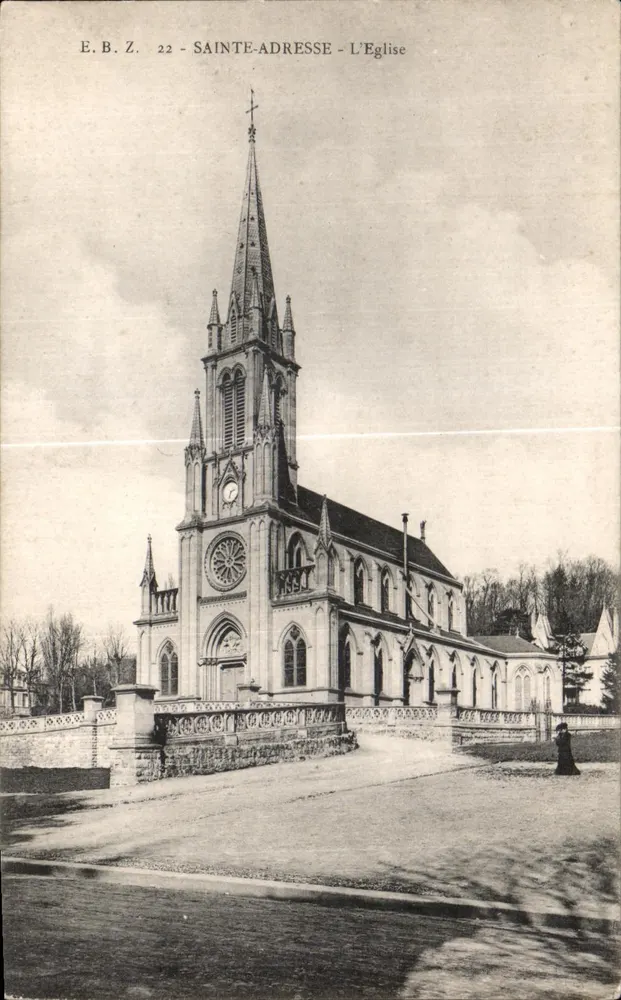 Sainte-Adresse - A Igreja — E.B.Z. 22 - Frente