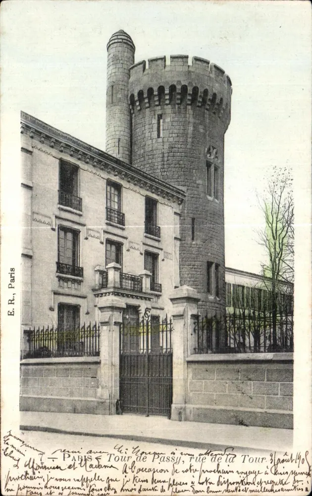 Tour de Passy, rue de la Tour — Paris — E.R., Paris - Vorderseite