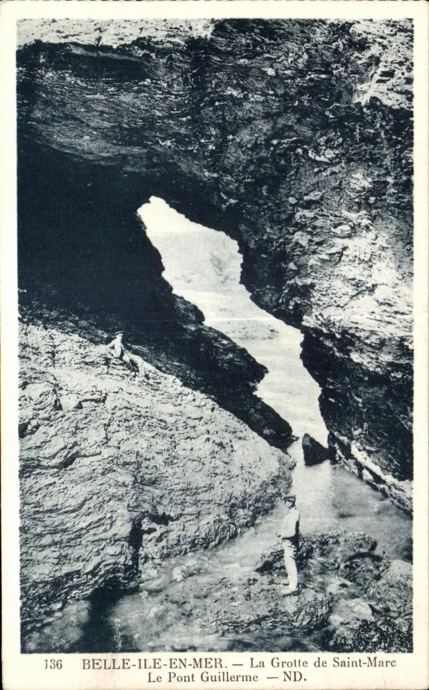Belle-Île-en-Mer — Le Pont Guillerme — Die Grotte Saint-Marc — ND. - Vorderseite