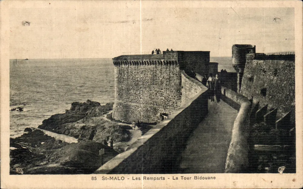 St-Malo - Die Mauern - La Tour Bidouane — Verlag Luxe à la Civette, n°85 - Vorderseite