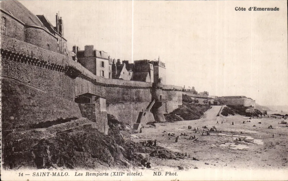 Saint-Malo — Les Remparts (XIIIe siècle) — ND. Phot. - Vorderseite