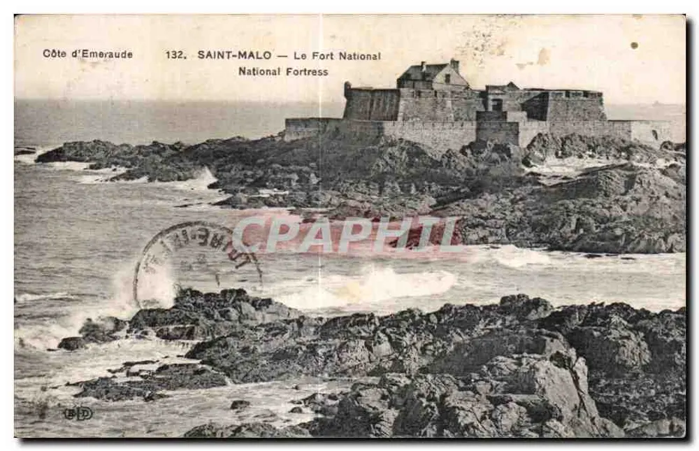 Saint-Malo — Le Fort National — Côte d'Émeraude 132 - Vorderseite