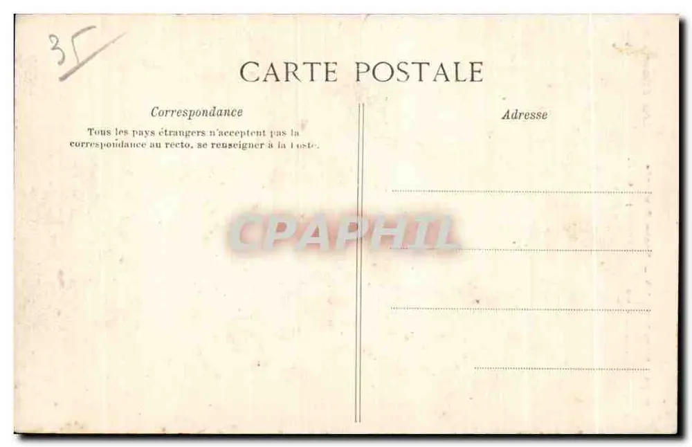 Saint-Malo — Roche Pendante — Costa da Esmeralda — G. F. — n° 2273 - Verso