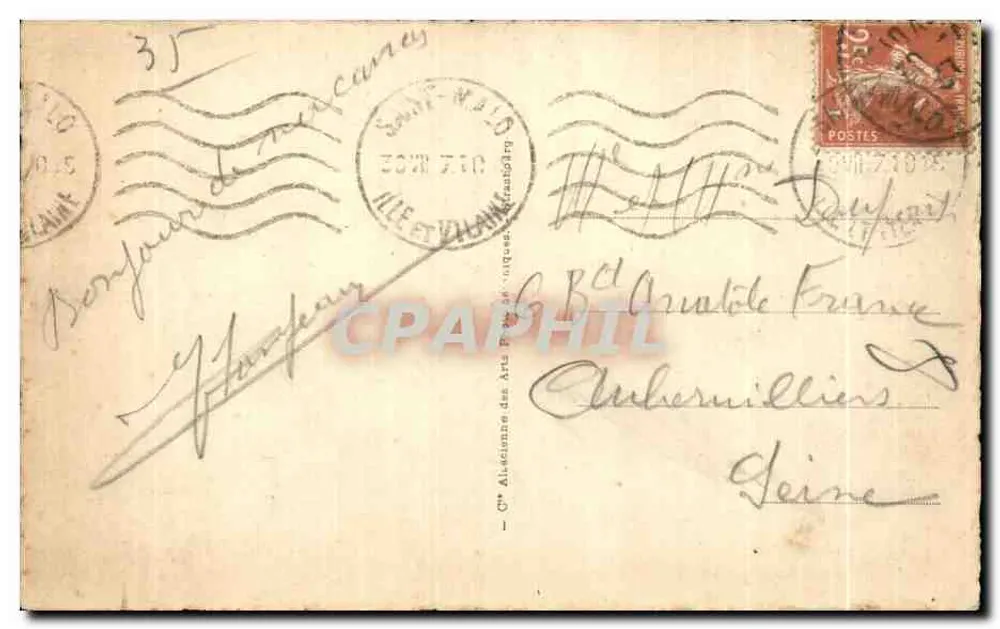 Saint-Nazaire — Der nationale Festung bei Flut — CARA n°74 - Rückseite