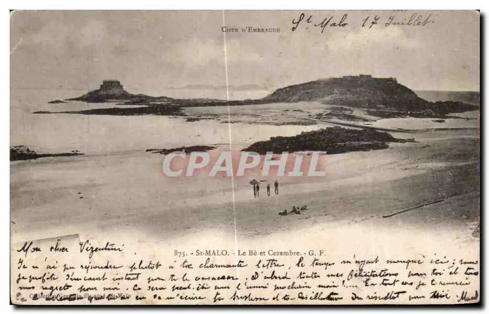 St-Malo - Le Bé en Cezembre - G. F. - Voorkant