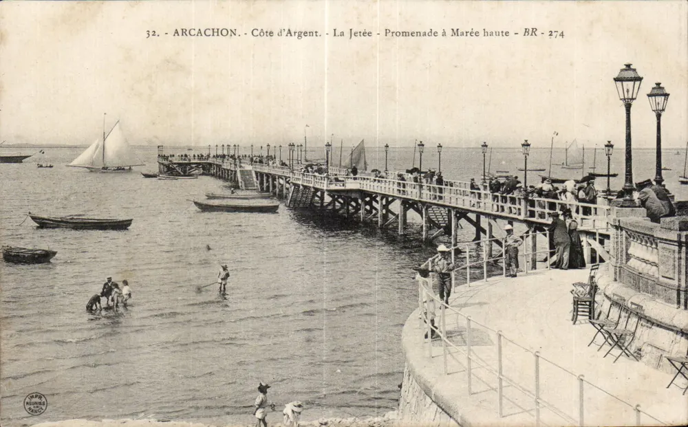 Arcachon - Costa de Prata - A Dique - Passeio com Maré Alta - BR 274 - Frente