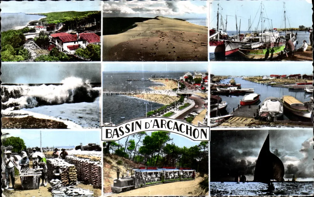 Bassin d'Arcachon — Colagem de cenas — L. Chatagneau, Bordeaux - Frente