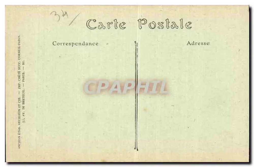 Palavas-les-Flots — O Cais, margem esquerda — JND hot. - Verso