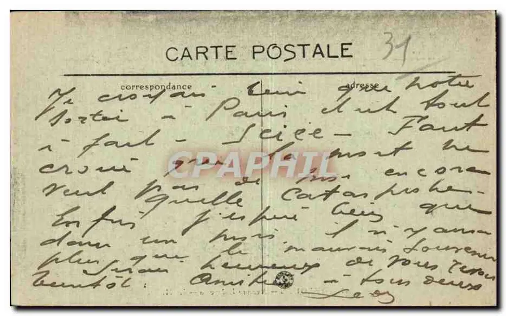 Toulouse — Avenida Lafayette — L. M. n°47 - Verso