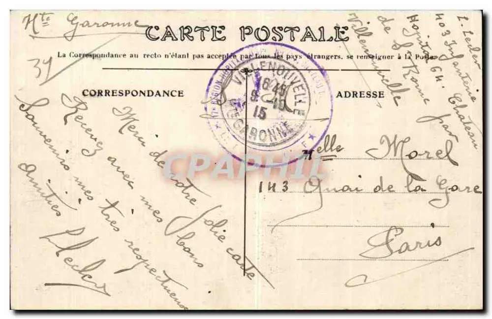 Saint-Rome (bei Villefranche-de-Lauragais) — Das Schloss — Verlag: La Haute-Garonne - Rückseite