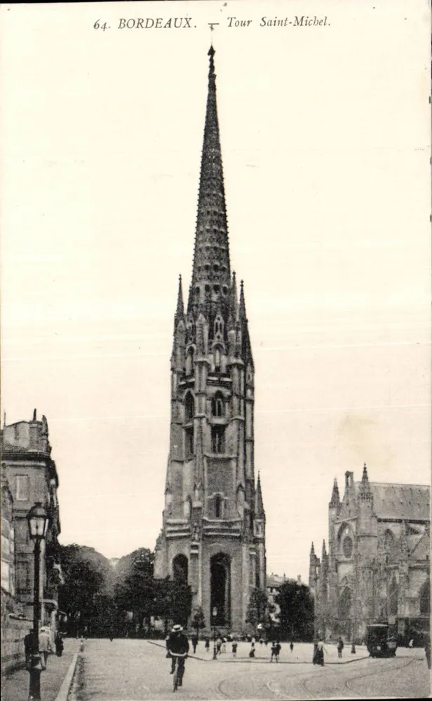 Bordeaux — Torre Saint-Michel — editor não identificado, número de série 64 - Frente