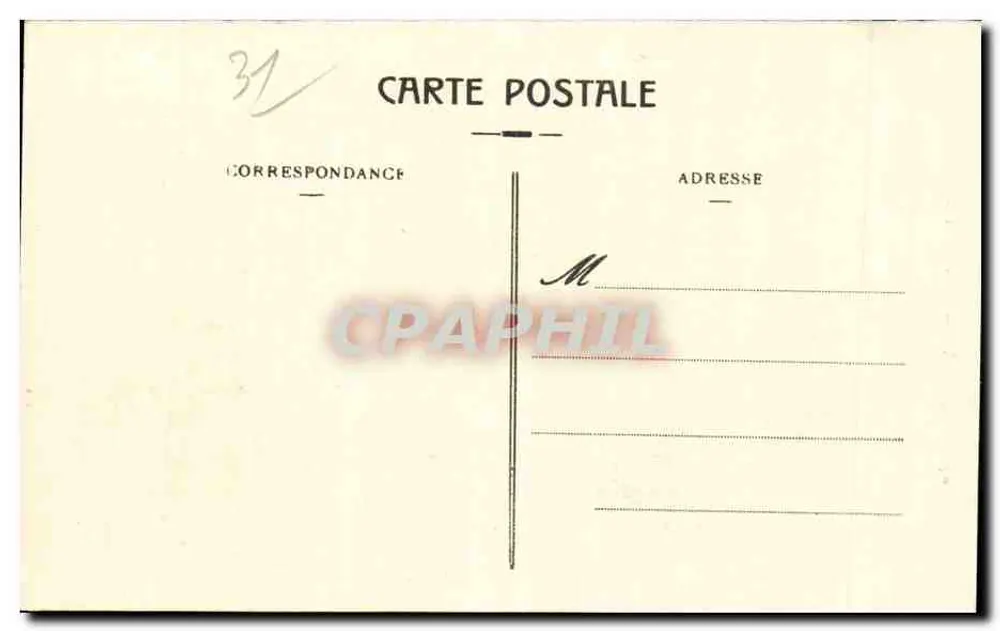 Bordeaux — Torre Saint-Michel — editor não identificado, número de série 64 - Verso