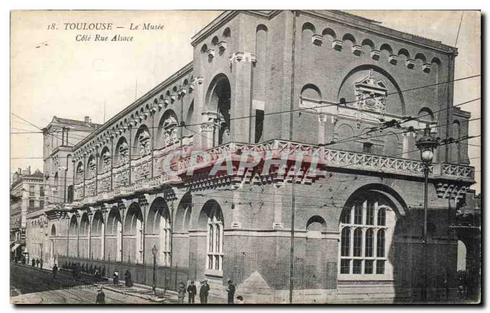 Toulouse — O Museu, lado rua Alsace — n° 18 - Frente