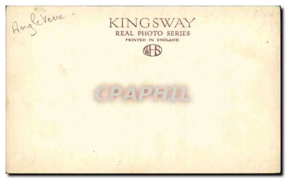 Holborn Olhando para Oeste, Londres — S.19664 — Kingsway Real Photo Series - Verso