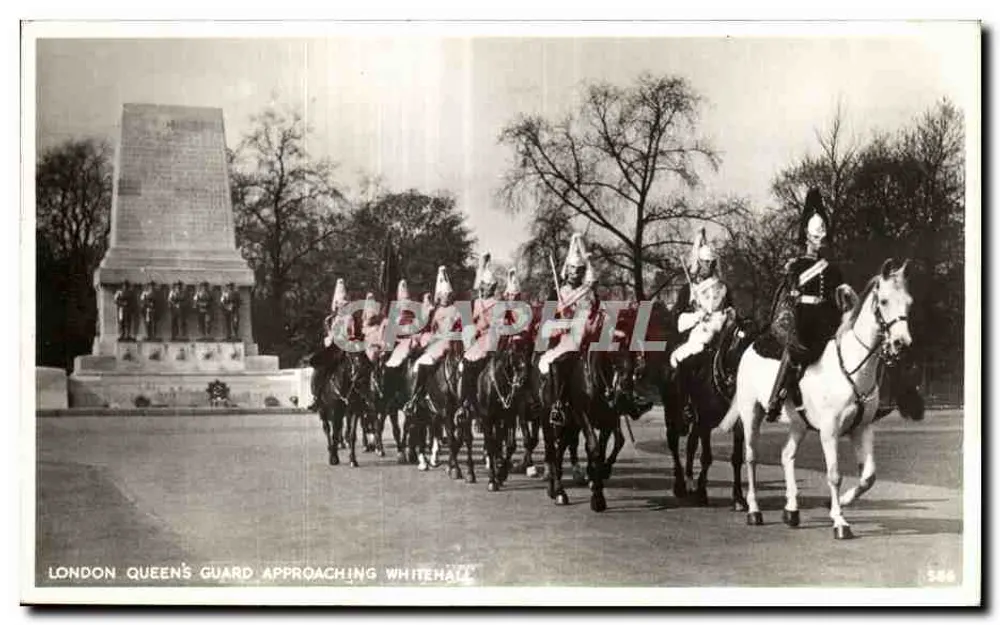 London - Königliche Garde, die Whitehall nähert — Verlag Post Tokim Card, Nr. 588 - Vorderseite