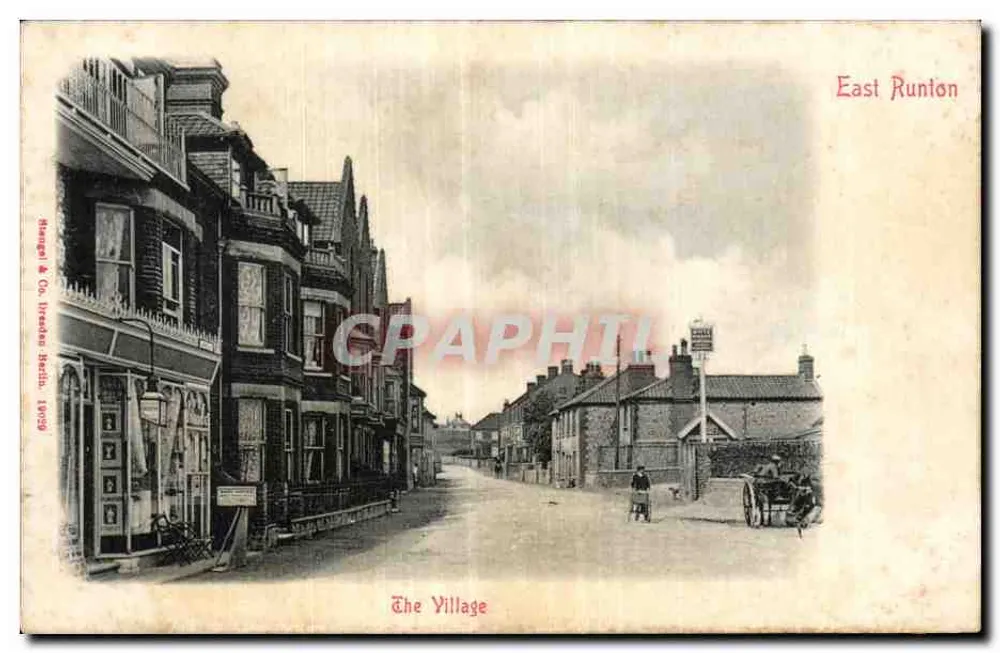 The Village — East Runion — Hanger & Co. (Belfast, 1909) - Recto