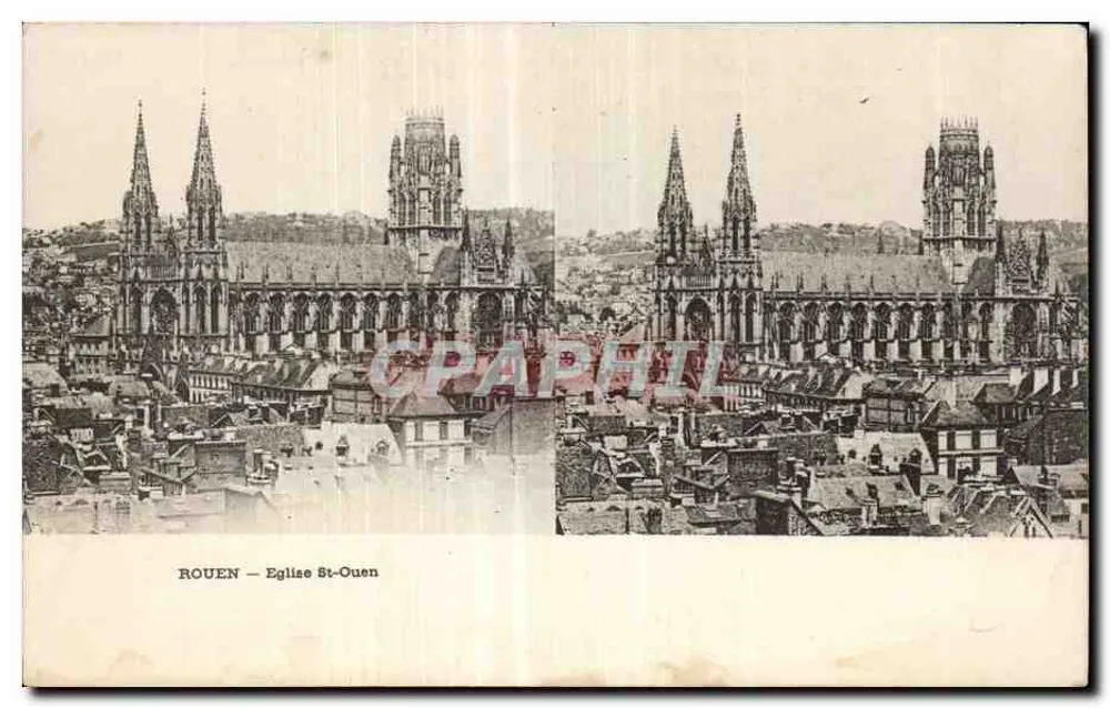 Rouen — Kirche St-Ouen - Vorderseite
