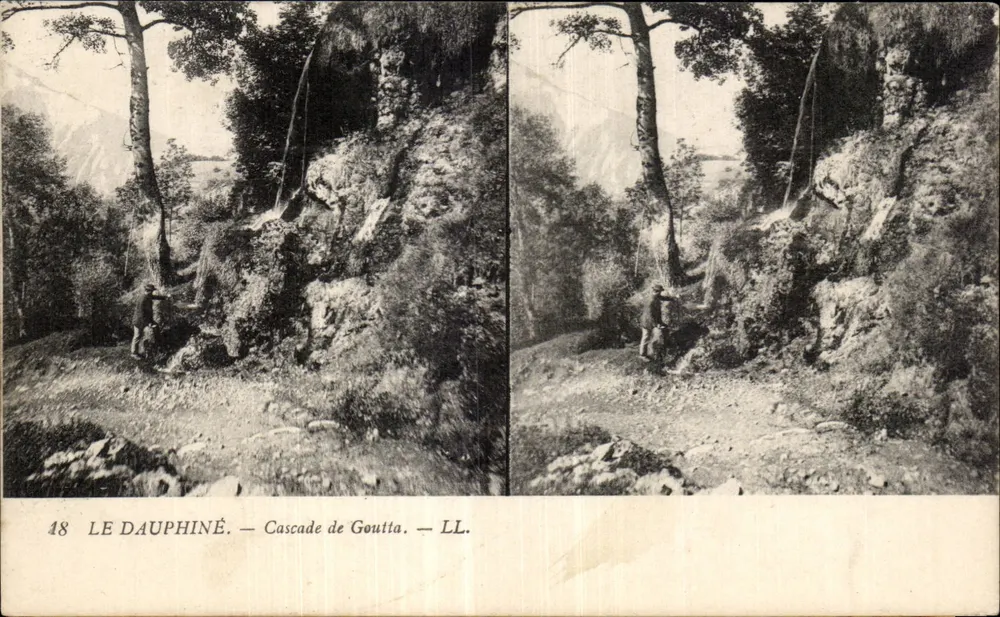 Das Dauphiné — Goutta-Wasserfall — LL. n°48 - Vorderseite
