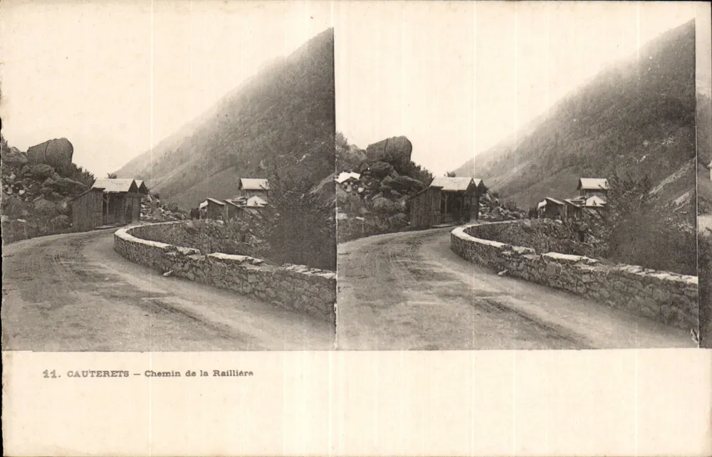 Cauterets — Chemin de la Raillière — unbekannter Verlag, Seriennummer 11 - Vorderseite