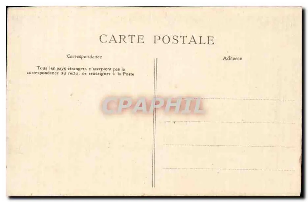 Cauterets — Route du Pont d'Espagne — G. Cauterets - Rückseite