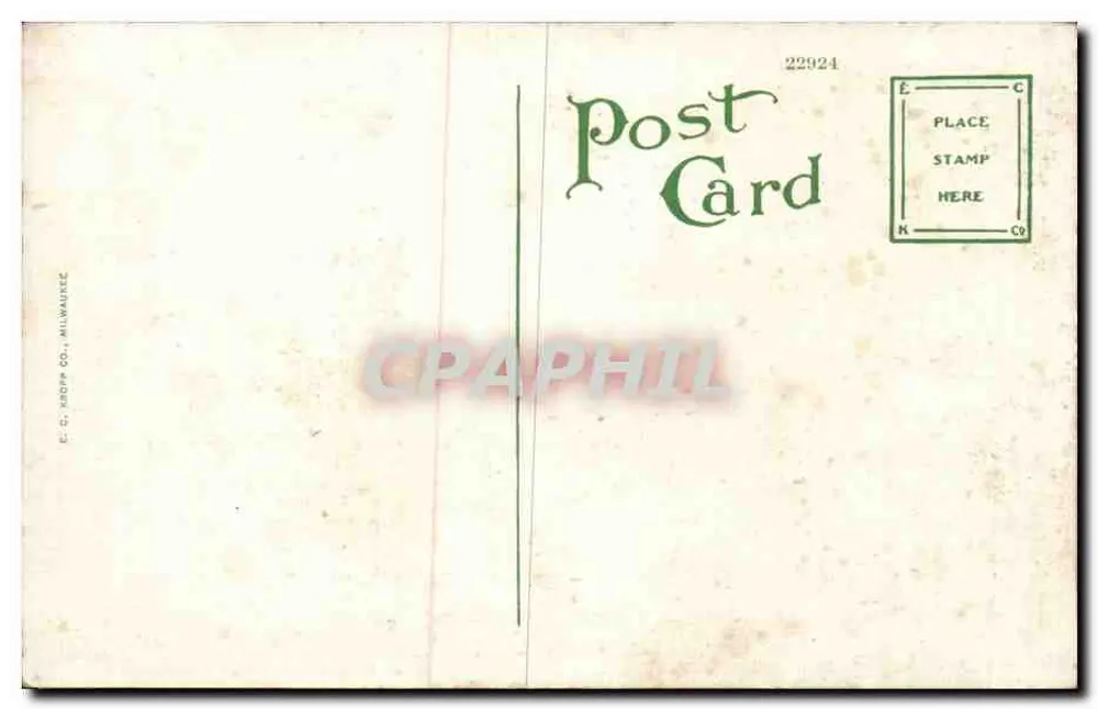 Pershing Square Hotels, Nova York — E. C. Kropp Co., Milwaukee - Verso
