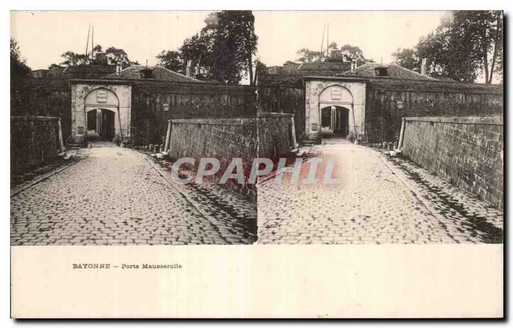 Bayonne — Porte Mausserolle — unbekannter Verleger - Vorderseite