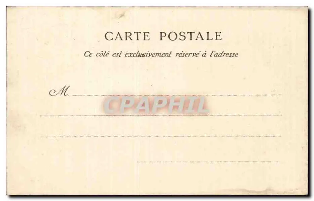 Bayonne — Porte Mausserolle — unbekannter Verleger - Rückseite