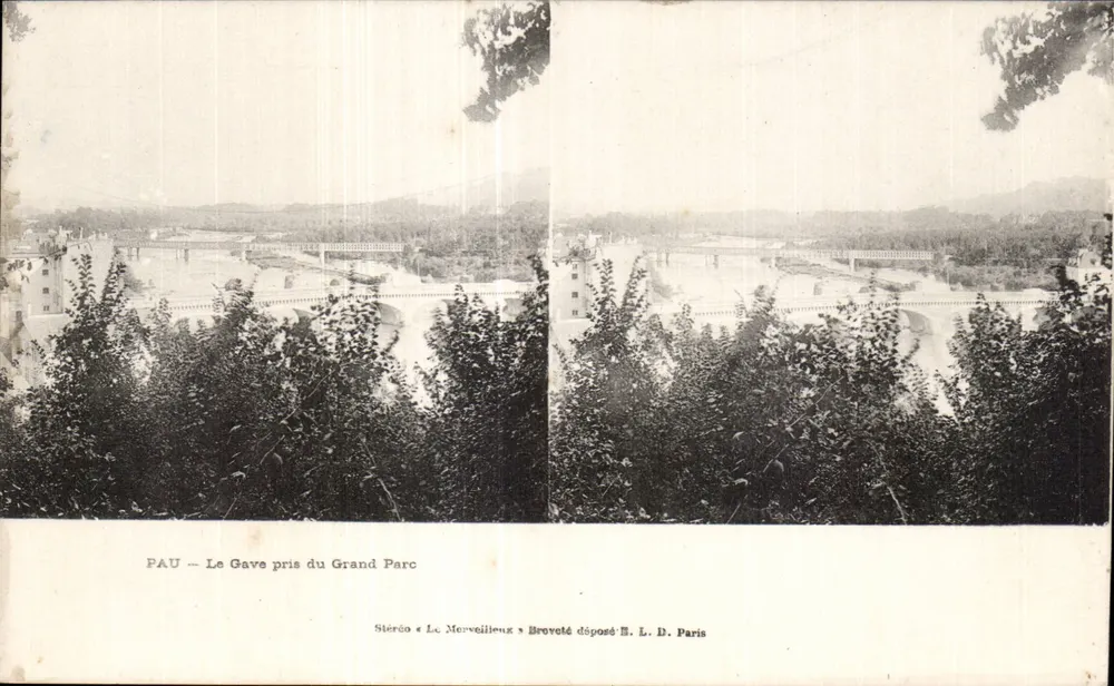 PAU — Der Gave vom Grand Parc — Stereo « Le Merveilleux » Markenrechtlich geschützt L. D. Paris - Vorderseite