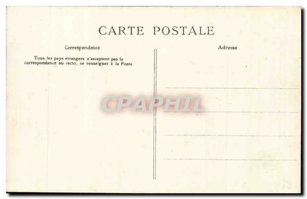 PAU — Das Schloss und der Gave — Steréo « Le Merveilleux » patentiert E. L. D. Paris - Rückseite