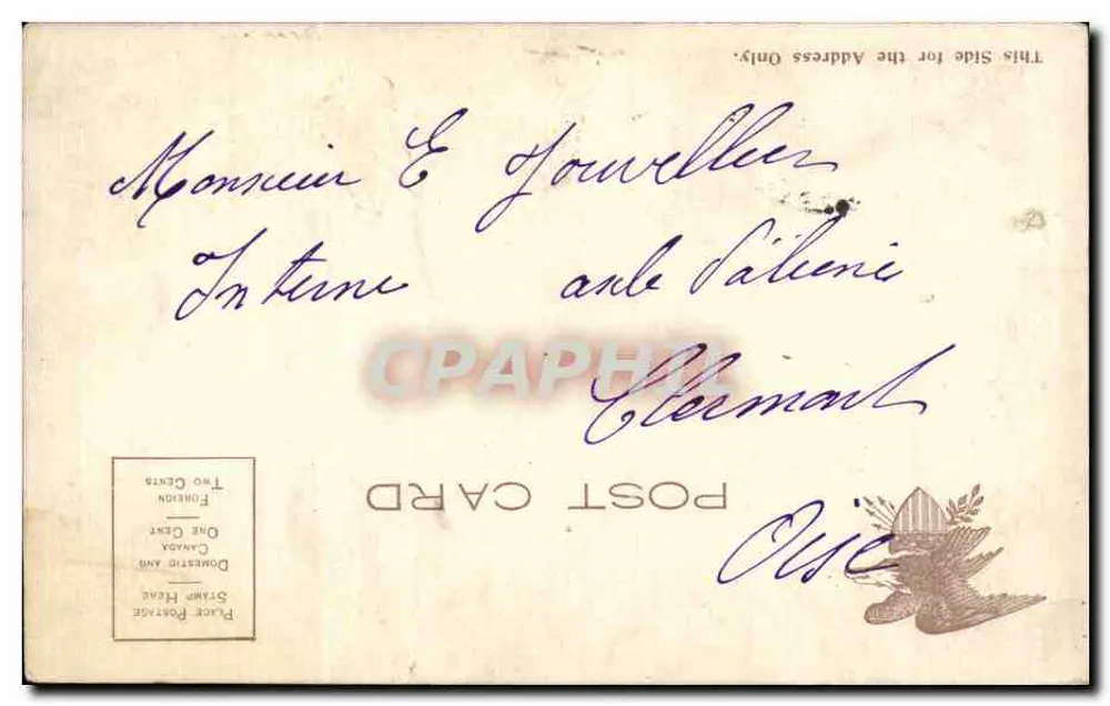 Edifício St. Paul, Nova York — vista do edifício emblemático — editor ILL POST. CARD CO., N.Y. - Verso