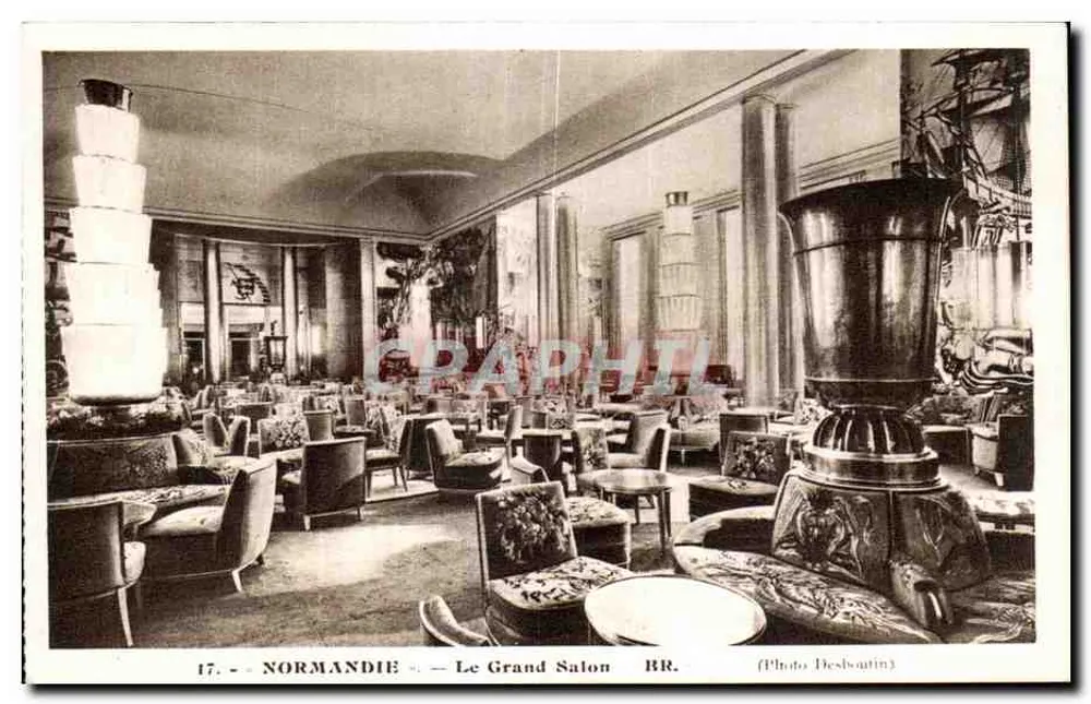 Normandie — Der Große Salon — Photo Desbattin - Vorderseite