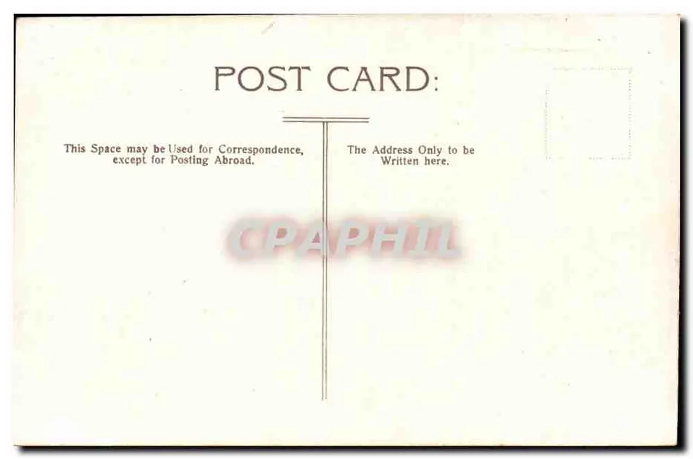 Brompton Oratory — Londres — carta postal colorida - Verso